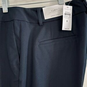 Ann Taylor Midnight Blue Curvy Ankle Pants